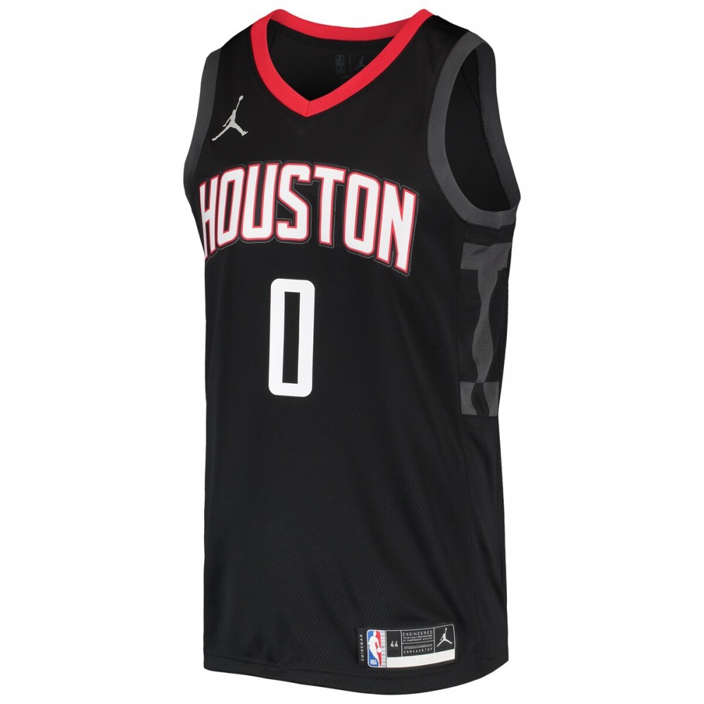 Jalen Green Houston Rockets Jordan Brand 2021/22 Swingman Jersey - Statement Edition - Black-Pro Kit Vault | Brand New 26/27 Sports Jerseys